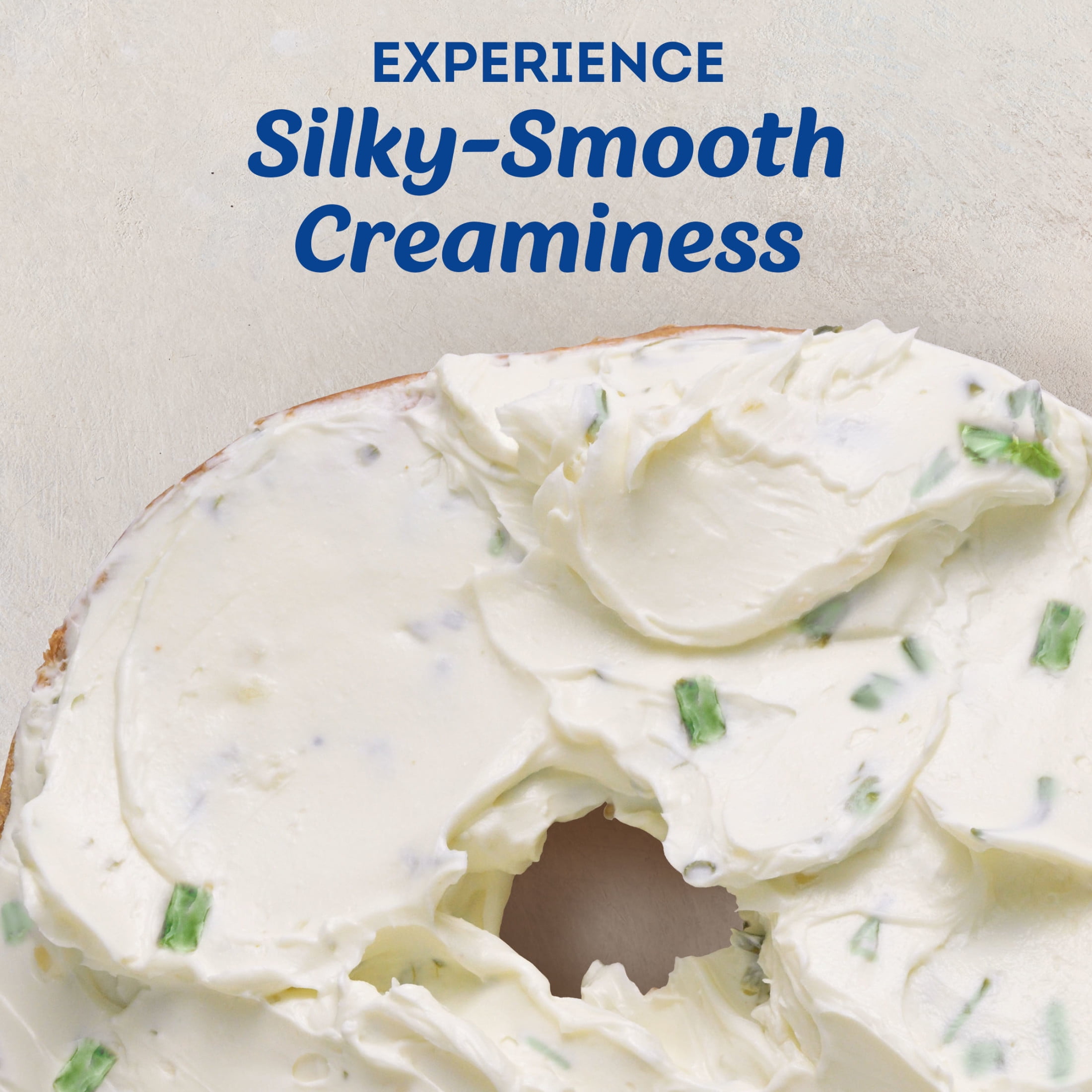 Philadelphia Flavored Cream Cheese Spread, 1 Tub, for Smooth, Spreadable Mornings, Chive & Onion, No Artificial Preservatives, Flavors or Dyes, 7.5 oz