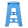 thumbnail image 3 of Foldable Step Stool Plastic Folding Stool Portable Living Plastic Dots Folding Step Stool Anti-slip Foldable Adults Chair, 3 of 8