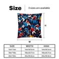 thumbnail image 5 of Football Velvet Throw Pillow Covers Set of 2 - Sizes 16x16, 18x18, 20x20 Inches - Decorative Pillows with Unique Patterns for Various Occasions - Throw Pillow Inserts Included, 5 of 6