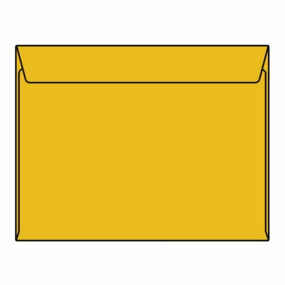 Open Side Booklet Envelopes, 9" x 12", 28#, Tan / Brown Kraft, Side Seams (Box of 500)