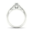 thumbnail image 3 of 1/2Ct TDW Diamond 14kWhite Gold Halo Engagement Ring, 3 of 4