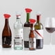 thumbnail image 3 of Bewildely Tapones de vino seguros y a prueba de fugas, 2 pack/lote, que mantienen el vino fresco y sabroso, regalo único Barra de herramientas blanco+rojo 4 PIEZAS, 3 of 6