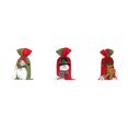 thumbnail image 4 of Kearding Bolsa de regalo pequeña de Navidad Reno Muñeco de nieve Papá Noel Cordón Bolsa de galletas de caramelo Bolsa de regalo de decoración de Kits de decoración para fiestas No.01 Kearding JR0718-01, 4 of 6