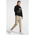 thumbnail image 5 of Pantalones de viaje Libin para mujer, acampada al aire libre, golf, pesca, escalada, safari, senderismo, pantalones cargo, ligeros, de secado rápido, resistentes al agua, tamaño caqui, talla XXL, 5 of 5