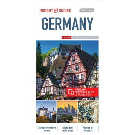 Insight Guides Travel Map Germany: 9781786719089