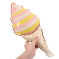 thumbnail image 2 of 10 globos de helado, bonitos globos de aluminio con forma de cono de helado para fiestas y celebraciones, globos de aluminio para fiestas de cumpleaños, globos inflables novedosos., 2 of 6