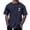 Navy, variant on Mens T Shirts Casual Stylish Loose Fit 1/4 Short Sleeve Big & Tall Basic Active Tops Fashion Solid Color Crew Neck Casual Vacation Basic Activewear