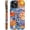 Collage Blue Fish Beach Bike Flower, variant on Case for iPhone 13, Fits Frosted Case Design for Girl Women, Sharks Turtles Shells Seaweed Green, Full Body Protective Cover, Shockproof, Slim Phone Case