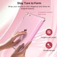 thumbnail image 6 of MoKo Case for iPad 9th/8th/7th Generation Case 10.2-Inch 2021/2020/2019 with Pencil Holder, Slim Light Trifold Protective Cover for iPad 10.2 with Hard PC Translucent Back Shell, Pink, 6 of 10