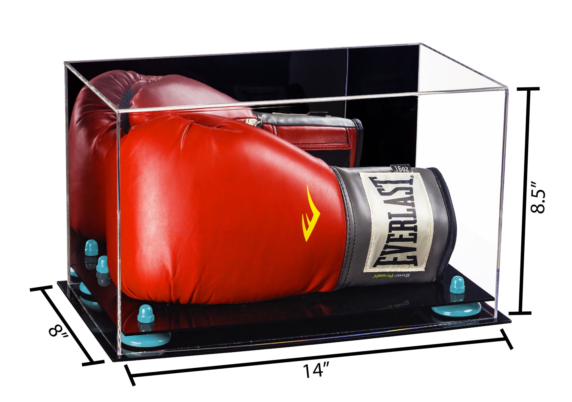 Boxing glove sales glass case