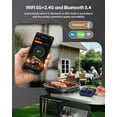 thumbnail image 2 of Wireless Meat Thermometer Dual Probes for Smoker, 5G WiFi Meat Thermometer Bluetooth Thermometer for Grill BBQ, Smart Meat Probe for Food Cook Oven Grilling Rechargeable$$Home Decor, Kitchen, & Other, 2 of 7