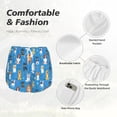 thumbnail image 4 of Susaid Cute Dogs Print Women's High Waisted Running Shorts Quick Dry Athletic Gym Track Workout Shorts Zip Pocket-Medium, 4 of 7