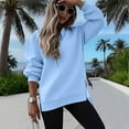 thumbnail image 6 of AGWOLF Women's Crewneck Sweatshirt Soft Long Sleeve Oversized Hoodies Casual Lightweight Fall Clothes, 6 of 9