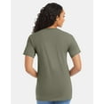 thumbnail image 3 of Unisex 5.2 oz., Comfortsoft® Cotton T-Shirt FATIGUE GREEN 6XL, 3 of 5