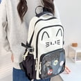 thumbnail image 5 of Hsqqdc Cat Clear Window Nylon Ita Backpack Large Capacity Knapsack Travel Daypack, 5 of 7
