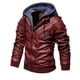 thumbnail image 1 of Chaqueta de cuero de moda, sencilla y generosa, chaqueta de cuero, chaqueta casual para hombre, 1 of 5