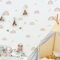 thumbnail image 6 of Rainbow Wall Stickers Decals Cute Colorful Rainbow Stickers Wallpaper Modern Wall Art Decals Waterproof Removable Vinyl Decals for Kids Girls Room, 6 of 7