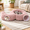 Dusty Pink-Round, variant on Bubble Round Cat Tunnel for Indoor Cats, Cream White, 12.20 x 11.61 x 2.76 Inches