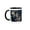 Black/White, variant on 3drose, Merlin Falcon Bird, Denali, Alaska, Usa - Us02 Gre0051 - Gerry Reynolds, 11oz Magic Transforming Mug