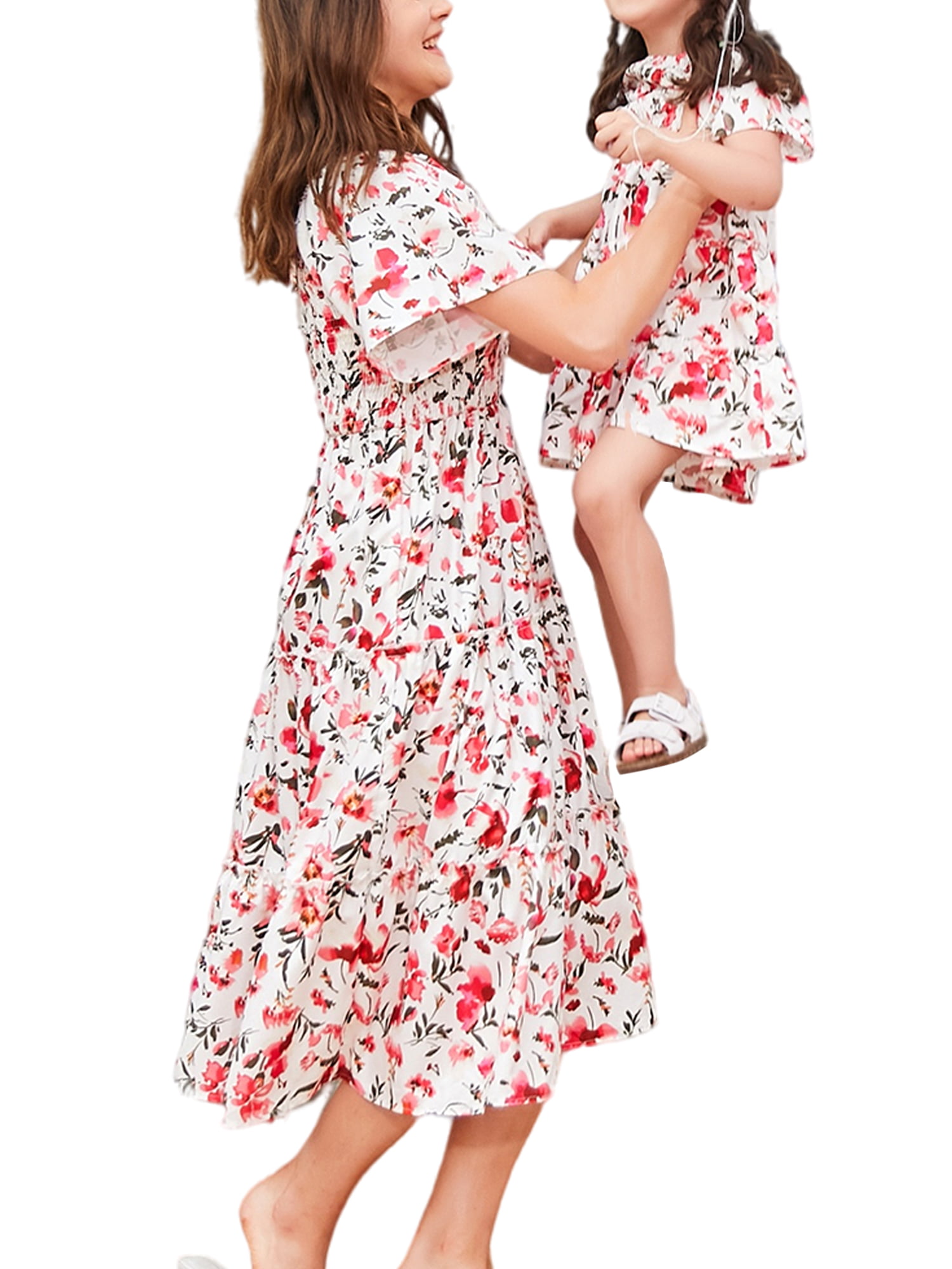 Floral Jersey Crossover Dress (Mother: Mommy and Me) – Heart & Soul  Clothing Co.
