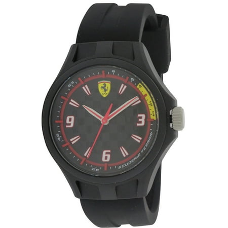 Ferrari Scuderia Pit Crew Silicone Mens Watch 0830285