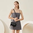 thumbnail image 3 of FALAN MULE Crossbody Bags for Women Small Leather Cell Phone Wallet Wristlet Purse with Zip Around 2 Strap, 3 of 7