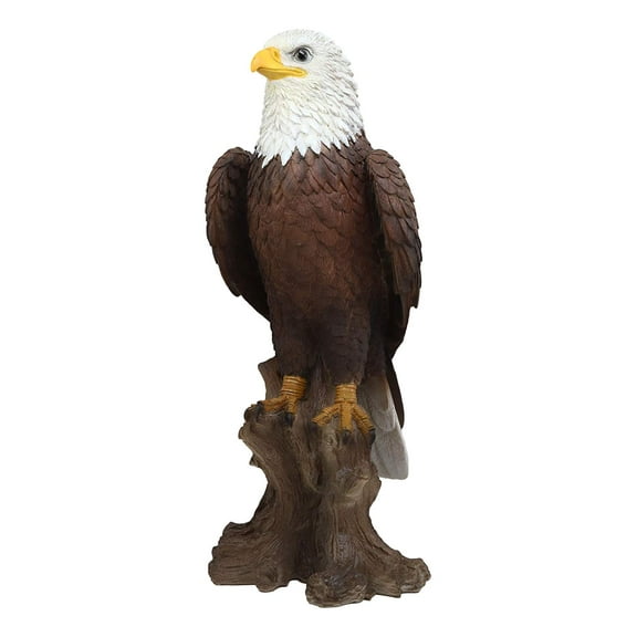 American Pride National Emblem Bald Eagle Statue 16.5"H Independence Day Glory