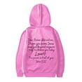thumbnail image 4 of WOYY Hoodies for Girls Letter Print Hooded Sweatshirt Casual Long Sleeve Soft Pullover, 4 of 4
