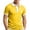 Yellow, variant on UDAUDU Men's Casual Short Sleeve Polo Shirts Cotton Stretch Collar Tee Breathable Soft Summer Vacation Golf Shirts L