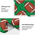 thumbnail image 4 of Football Blanket Gifts - 50x60 Inches Funny Throw Blanket for Football Lover, Kids, Adults, Teens, Girls & Boys - Green Soft Fuzzy Blankets for Couch, Sofa & Bed, 4 of 6