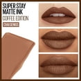 thumbnail image 5 of Maybelline SuperStay Matte Ink Liquid Lipstick, Coffee Edition, Chai Genius, 0.17 fl. oz., 5 of 13