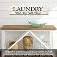 thumbnail image 5 of Highland Home Laundry Rules Indoor/Outdoor Pallet Wood Sign, 5 of 7
