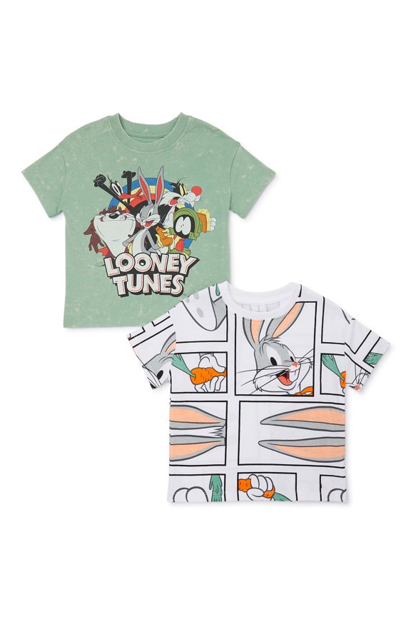 Toddler Boy Graphic Tees, 2-Pack, Sizes 2T-5T