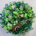 thumbnail image 6 of 4 Rolls Mesh Ribbon Wreath Making Supplies Poly Mesh Ribbon Decor for Easter Valentine St Patrick's Day Christmas DIY Craft Home Door 30 Feet Each Roll (10 Inch Wide), 6 of 6