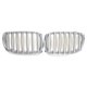 thumbnail image 2 of Racing Grills Wdftyju rejillas superiores delanteras ABS antiarañazos parrilla delantera Plata 51137113733 51137113734 Apto para X5 E53 04-06, 2 of 9