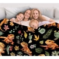thumbnail image 4 of Bearded Dragon Blanket Gifts for Women Men Adults,Warm Plush Lizard Reptile Blanket Lizard Gift for Adult Women Men 50"x40", 4 of 7