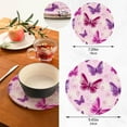thumbnail image 3 of Butterfly 2 Pack Pot Holders Trivets, Heat Resistant Hot Pads for Kitchen Table Decoration Trivets for Hot Dishes/Pot/Bowl/Teapot/Kitchen Hot Pads Trivets, 7" + 9.45", 3 of 7
