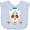 AE-Light Blue, variant on Inktastic Day of the Dead Skull Boys or Girls Baby Bib
