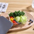 thumbnail image 2 of Mainstays Square Glass Food Storage Container with PE Lid 1.1L, 2 of 8