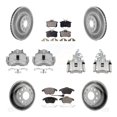 thumbnail image 1 of Transit Auto Front Rear Disc Brake Caliper Coated Rotors and Ceramic Pads Kit (10Pc) for Car 2016 Volkswagen Jetta 1.8L 1.4L with 312mm Diameter Rotor KCG-100989T, 1 of 2