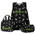 thumbnail image 3 of Student School Bag, Lightweight Waterproof Backpack With Lunch Bag Pencil Case, Three-piece Set, 3 of 3