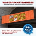 thumbnail image 5 of 20 Off Large Banners and Signs for Outdoor by DreamController|Polyester Banner with 4 Holes for Easy Hang Indoor & Outdoor|4x1 Feet Banner to Promote Business Seles|HD Banner Made in USA, 5 of 6