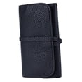thumbnail image 4 of Estuche organizador de joyas para pendientes, práctico regalo de PU para mujer Negro, 4 of 9