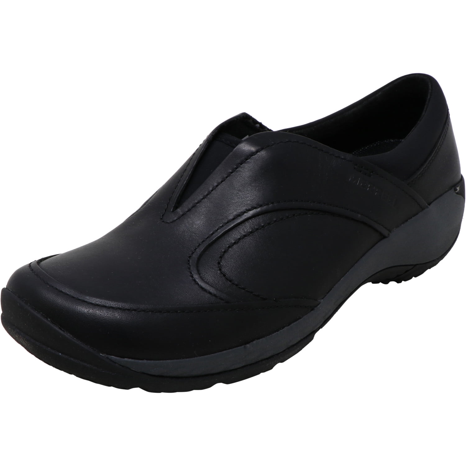 Merrell Men's Encore Q2 Moc Leather Black Ankle-High Slip-On Shoes - 6M ...