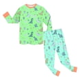 thumbnail image 5 of Baby Boys Long Sleeve Top And Pants Snug Fit Cotton Pajama Set,Skin-Friendly 6-12 Months 12-24 Months 2t 3t 4t 5t 6t 7t 8t 9t Children(Light Green,4-5 Years), 5 of 6
