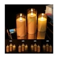 thumbnail image 5 of 3p Velas Eléctricas Led 7.5cm Flama Realista Remoto Contral Dorado_3Pzas_7.5cm, 5 of 5