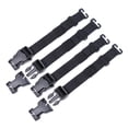 thumbnail image 2 of FNNMNNR Final Clearance! 4Packs Nylon Strap Sternum Harnas Vaste Riem + Dual Release Verstelbare Gesp Outdoor Camping Tactische Rugzak Accessoires Black, 2 of 6