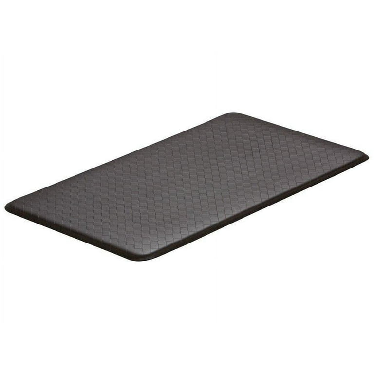 imprint cumulus9 kitchen mat nantucket series 20 in. x 36 in. x 5/8 in  black 