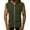 Army Green, variant on YFNNUP Men's Crewneck Sleeveless Athletic Tank Top Performance Workout Muscle Cut Tee Tops