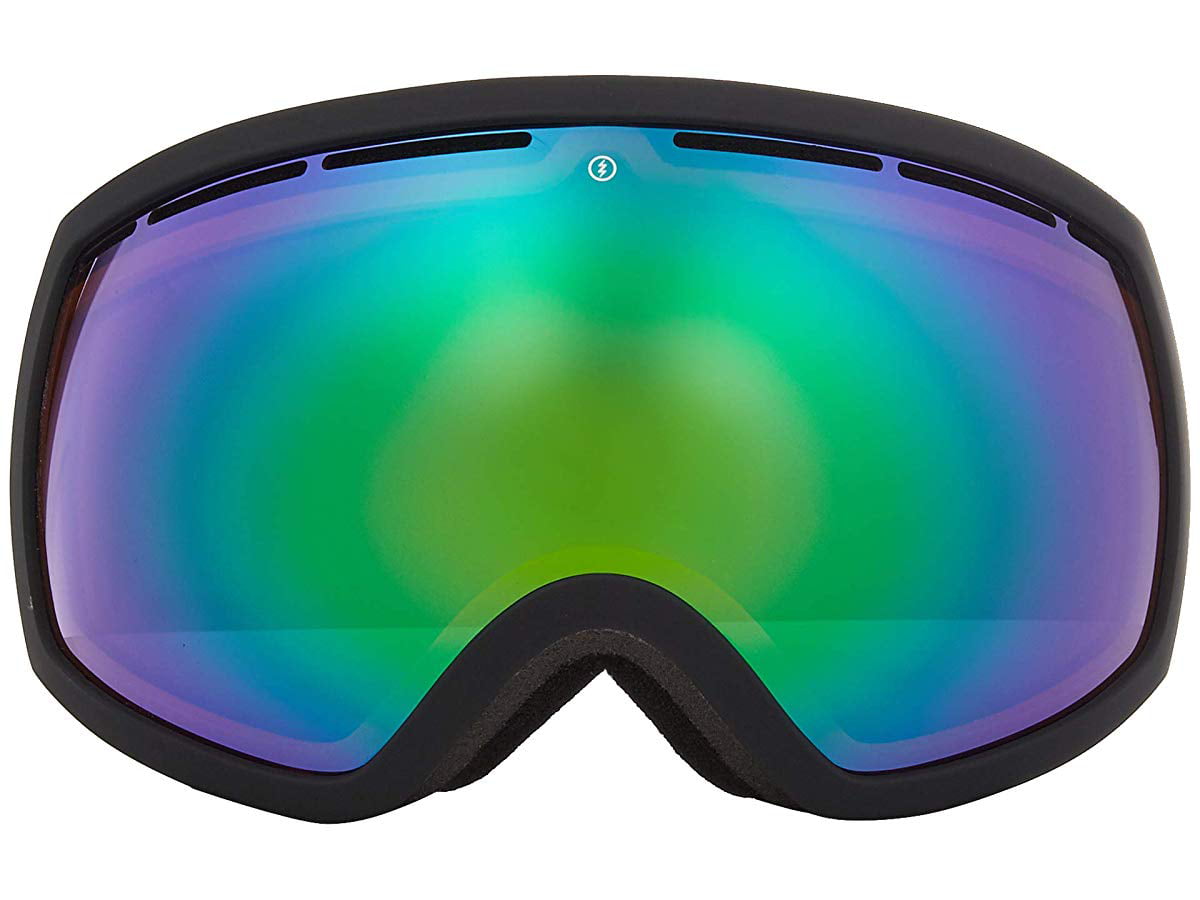 Matte Black/Brose/Green Chrome Electric EG2 Ski Goggles 